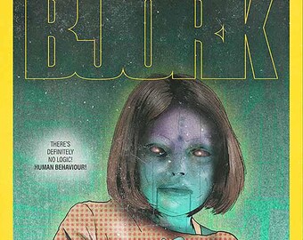 Human Behaviour Comic Book Print