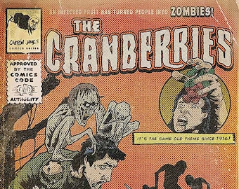 Zombie Comic Book Print