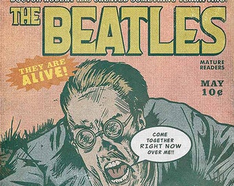 Come Together Comic Book Print