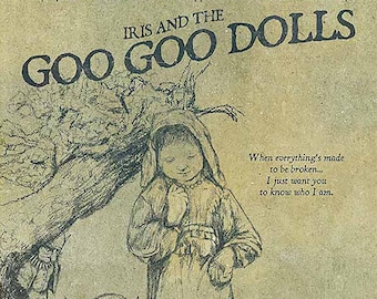 Goo Goo Dolls "Iris" Comic Book Print