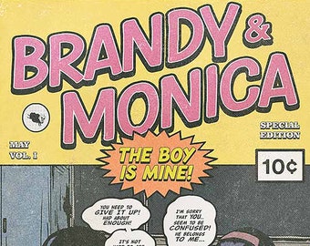 The Boy is Mine Comic Book Print