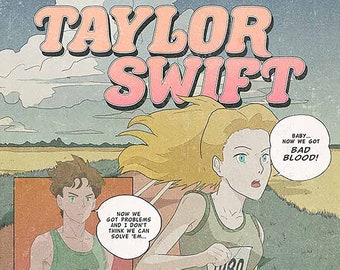 Bad Blood Comic Book Print