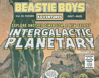 Intergalactic Comic Book Print