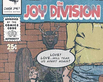 Love Will Tear Us Apart Comic Book Print