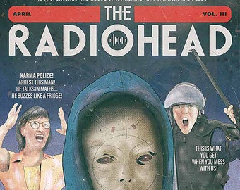 Karma Police Comic Book Print