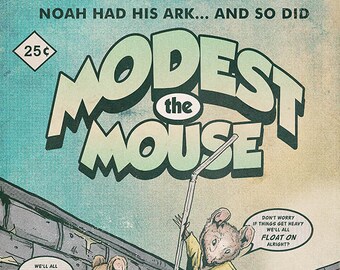 Float On Comic Book Print
