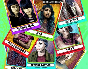 2000's Angry Girl Music Trading Cards
