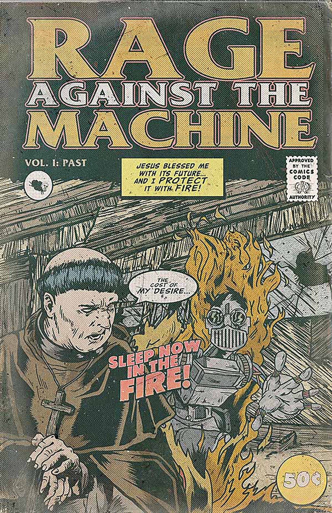 RATM sleep Now in the Fire Comic Book Print Etsy RATM sleep Now in the Fire Comic Book Print Etsy