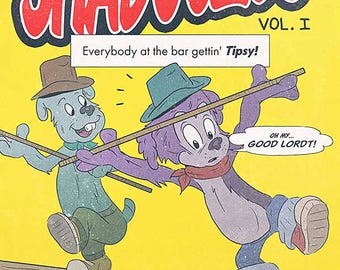 Tipsy Comic Book Print