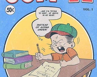 In Too Deep Comic Book Print