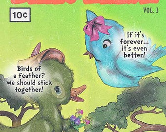 Birds Of A Feather Comic Book Print
