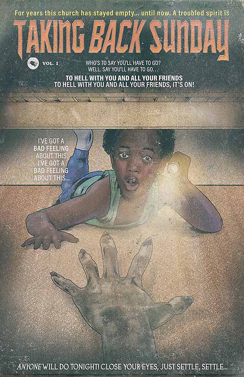 Taking Back Sunday A Decade Under the Influence Comic Book Print