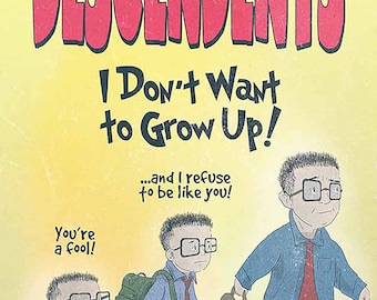 I Don't Wanna Grow Up Comic Book Print