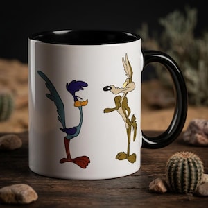 Coyote Roadrunner Mug - Etsy
