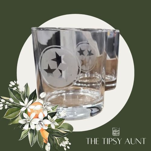 Insulated Clear Whiskey Glass Set - Turbo Theme Tennessee