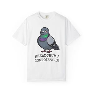 Comfort Colors® Pigeon Shirt, Breadcrumb Connoisseur Tee, Birds Arent Real Meme Gift, Sarcastic Rock Dove Shirt, Trending Tee image 6