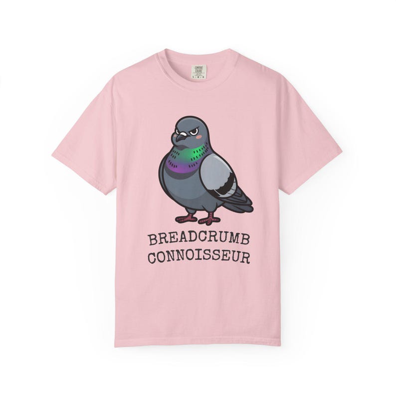 Comfort Colors® Pigeon Shirt, Breadcrumb Connoisseur Tee, Birds Arent Real Meme Gift, Sarcastic Rock Dove Shirt, Trending Tee image 16