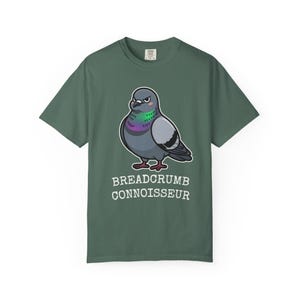 Comfort Colors® Pigeon Shirt, Breadcrumb Connoisseur Tee, Birds Arent Real Meme Gift, Sarcastic Rock Dove Shirt, Trending Tee image 8