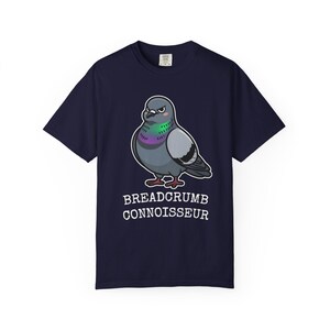 Comfort Colors® Pigeon Shirt, Breadcrumb Connoisseur Tee, Birds Arent Real Meme Gift, Sarcastic Rock Dove Shirt, Trending Tee image 12