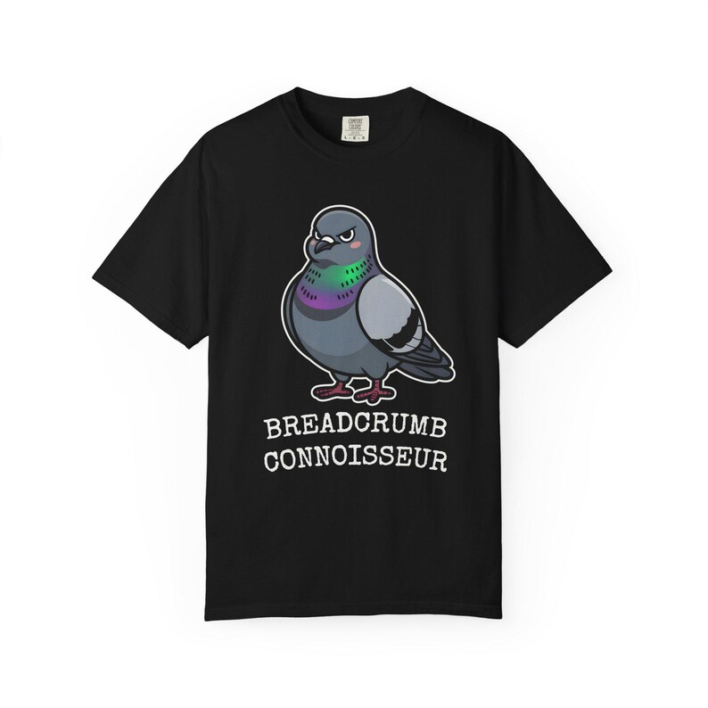 Comfort Colors® Pigeon Shirt, Breadcrumb Connoisseur Tee, Birds Arent Real Meme Gift, Sarcastic Rock Dove Shirt, Trending Tee image 13