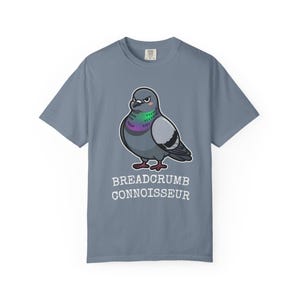 Comfort Colors® Pigeon Shirt, Breadcrumb Connoisseur Tee, Birds Arent Real Meme Gift, Sarcastic Rock Dove Shirt, Trending Tee image 11