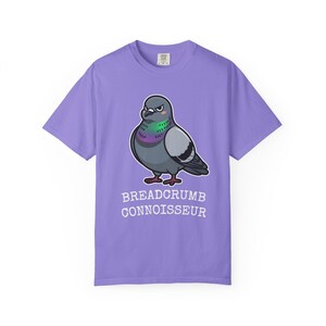 Comfort Colors® Pigeon Shirt, Breadcrumb Connoisseur Tee, Birds Arent Real Meme Gift, Sarcastic Rock Dove Shirt, Trending Tee image 14