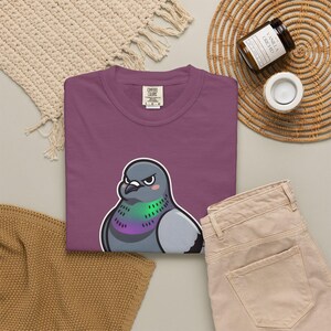 Comfort Colors® Pigeon Shirt, Breadcrumb Connoisseur Tee, Birds Arent Real Meme Gift, Sarcastic Rock Dove Shirt, Trending Tee image 19