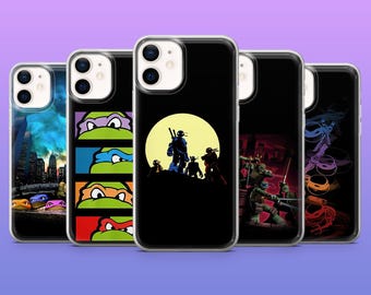 Teenage Mutant Ninja Turtles Phone Case Key2 Cover for iPhone 17Pro, 16, 15, 14, 13, 12, Samsung S26, S25, S24, S23Fe, A16, Pixel 10, 9Pro