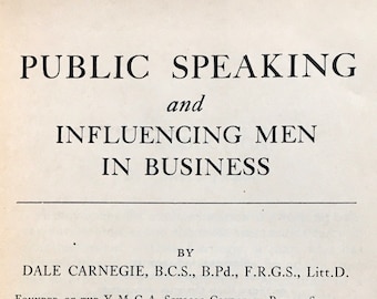 Public Speaking and Influencing Men in Business - Dale Carnegie