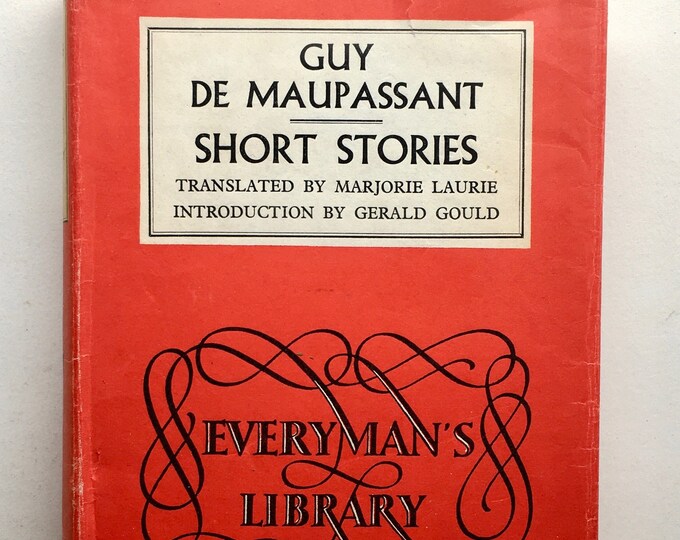 Short Stories by Guy De Maupassant Everyman's Library No. 907 - Etsy