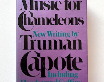 Music for Chameleons - including Handcarved Coffins - by Truman Capote - Vintage Hardcover Book