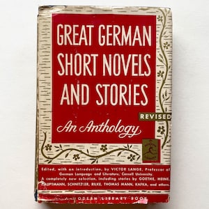 Great German Short Novels and Stories - an Anthology - edited by Victor Lange - Modern Library Edition Vintage Hardcover Book