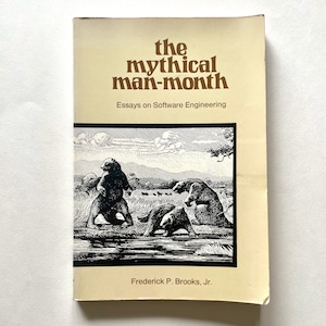 The Mythical Man-Month - Essays on Software Engineering - Frederick P. Brooks Jr. - Vintage Paperback Book