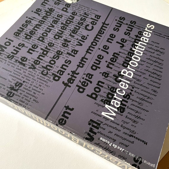 Marcel Broodthaers - Galerie Nationale Jeu De Paume - Edited by