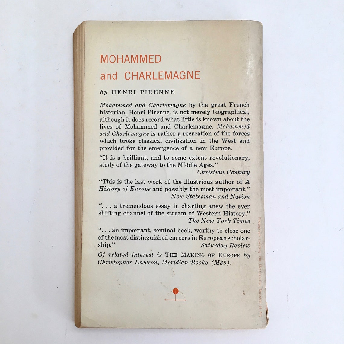 Henri pirenne mohammed and charlemagne busjolo