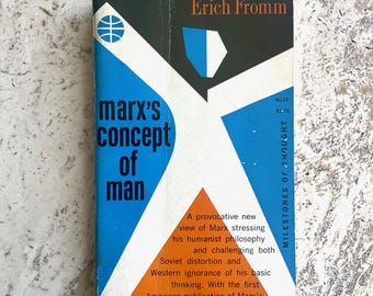 Marx's Concept of Man - by Erich Fromm - Vintage Paperback Book