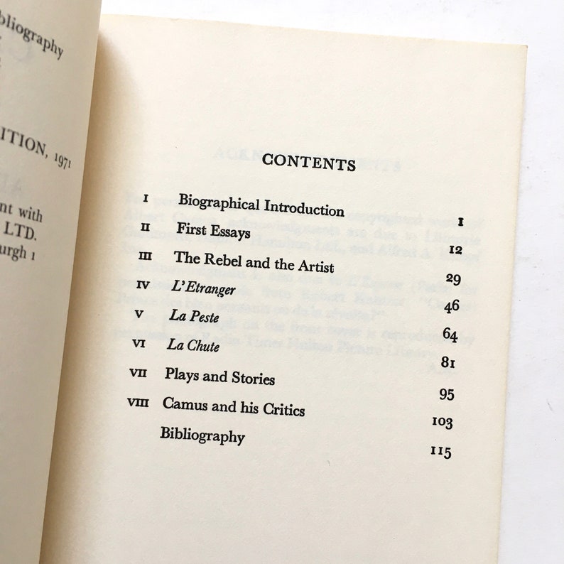 Camus - by Adele King - Vintage Paperback Book zdjęcie 3