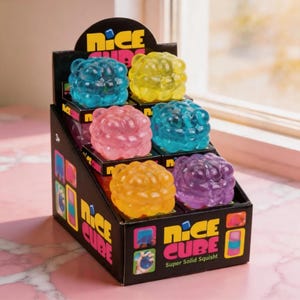 Juguete blando de ensueño, juguete antiestrés sensorial, juguete blando de crecimiento lento, juguete antiestrés de gelatina súper suave, cubo de Rubik, cubo bonito