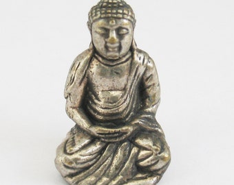 Classic Seated Buddha Statue Pendant with Hands in Gesture of Meditaion