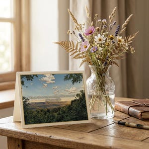 Psalm 65: 6 Berg Schrift Druck | Christliche Landschaft Wandkunst | Bibel Vers Digitaler Download | Druckbare Illustration