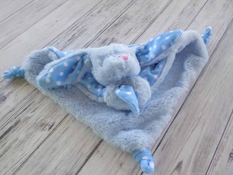 Baby blanket animal lovey soft toy rattle head Easter Etsy