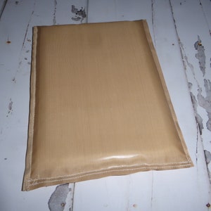 Teflon heat Press Pillows, Heat Resistant, 3 pc set 3x5, 6x8, 10X12, heat Press high density Pillows, for use with a heat press or Iron