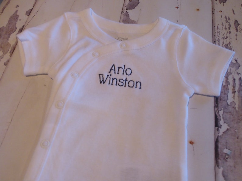 New baby side snap t-shirts personalized baby clothing baby | Etsy