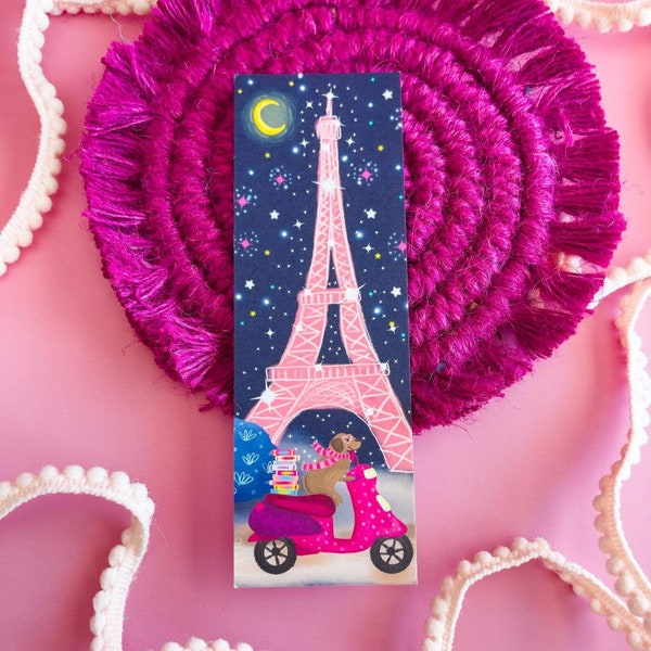 Paris Bookmark Etsy