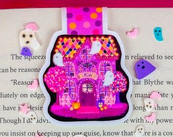 Halloween Bookshop Magnetic Bookmark - Magnetic Bookmark - Halloween Bookmark