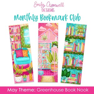 Monthly Bookmark Club, May Theme: Greenhouse Book Nook image 1