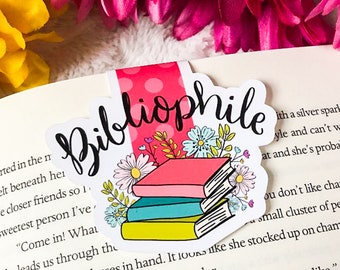 Bibliophile Magnetic Bookmark - Book Lover Magnetic Bookmark - Bookish - Magnetic Bookmark