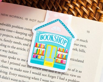 Bookshop Magnetic Bookmark - Book Lover Magnetic Bookmark - Bookish - Magnetic Bookmark
