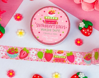 Strawberry Stacks Washi Tape