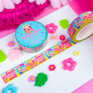 Bookshop Avenue Washi Tape - 1 Roll Washi Tape - Decorative Tape - Bullet Journal Tape